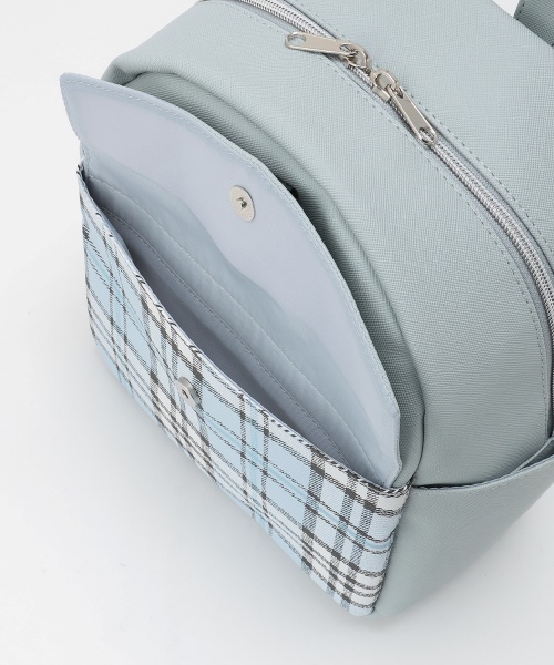 PINK-latte(ピンクラテ)の「ガーリーリュック(バックパック/リュック・キッズ・ブラック/サックスブルー/ホワイト・F)」の9枚目の写真