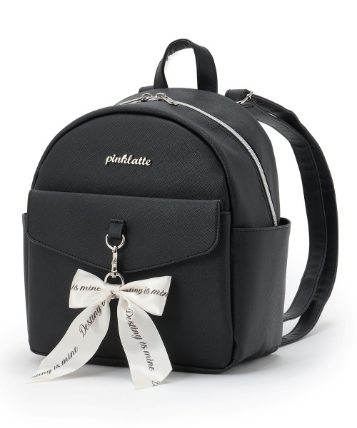 PINK-latte(ピンクラテ)の「ガーリーリュック(バックパック/リュック・キッズ・ブラック/サックスブルー/ホワイト・F)」の14枚目の写真