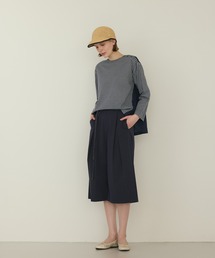 ボックスタックキュロットパンツ