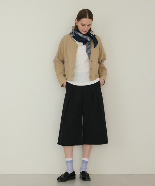 LA MARINE FRANCAISE（マリン フランセーズ）の「ボックスタックキュロットパンツ（その他パンツ・レディース・ネイビー/ベージュ/ブラック・FREE）」の12枚目の写真