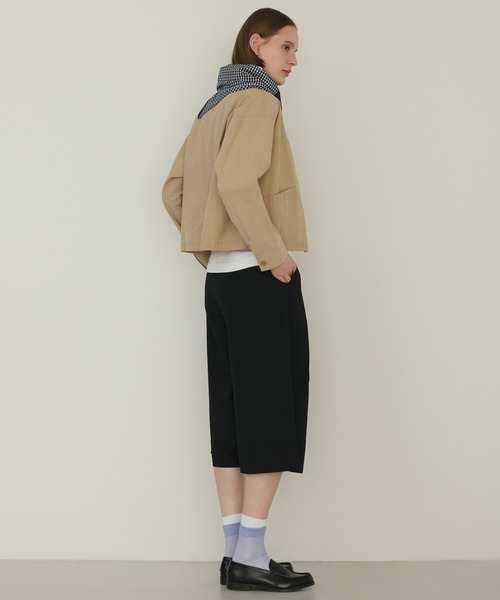 LA MARINE FRANCAISE（マリン フランセーズ）の「ボックスタックキュロットパンツ（その他パンツ・レディース・ネイビー/ベージュ/ブラック・FREE）」の14枚目の写真