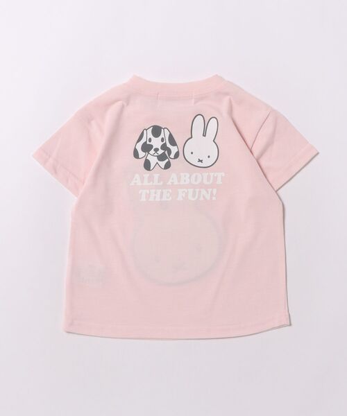 Miffy( ミッフィー)の「ミッフィー サガラ刺繍Tシャツ(Tシャツ/カットソー・キッズ・ピンク/ブラック・80cm/90cm/95cm)」の9枚目の写真