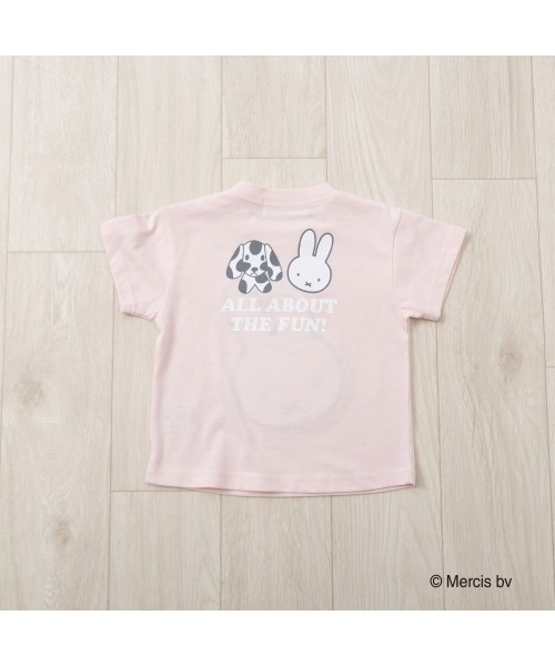 Miffy( ミッフィー)の「ミッフィー サガラ刺繍Tシャツ(Tシャツ/カットソー・キッズ・ピンク/ブラック・80cm/90cm/95cm)」の5枚目の写真