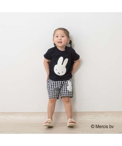 Miffy( ミッフィー)の「ミッフィー サガラ刺繍Tシャツ(Tシャツ/カットソー・キッズ・ピンク/ブラック・80cm/90cm/95cm)」の8枚目の写真