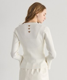 BIRTHDAY BASH（バースデイバッシュ）の「BACK HEART V NECK CARDIGAN（カーディガン/ボレロ）」