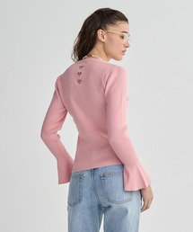 BIRTHDAY BASH（バースデイバッシュ）の「BACK HEART V NECK CARDIGAN（カーディガン/ボレロ）」