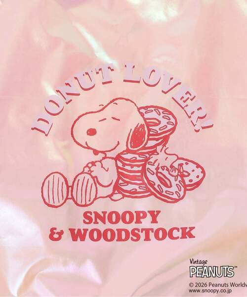 minimal（ミニマル）の「【SNOOPY】メタリックトートバッグ（トートバッグ・キッズ・オフホワイト/ピンク/サックスブルー・F）」の5枚目の写真