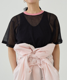 IENA LA BOUCLE | IENA LA BOUCLE シアーTシャツニット(ニット/セーター)