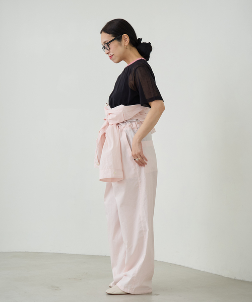 IENA LA BOUCLE（イエナラブークル）の「IENA LA BOUCLE シアーTシャツニット（ニット/セーター・レディース・ダークブルー/グリーン系その他/ブラック系その他・FREE）」の14枚目の写真