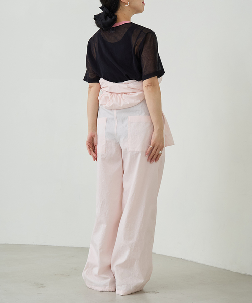 IENA LA BOUCLE（イエナラブークル）の「IENA LA BOUCLE シアーTシャツニット（ニット/セーター・レディース・ダークブルー/グリーン系その他/ブラック系その他・FREE）」の15枚目の写真