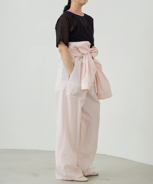 IENA LA BOUCLE（イエナラブークル）の「IENA LA BOUCLE シアーTシャツニット（ニット/セーター・レディース・ダークブルー/グリーン系その他/ブラック系その他・FREE）」の16枚目の写真