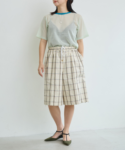 IENA LA BOUCLE（イエナラブークル）の「IENA LA BOUCLE シアーTシャツニット（ニット/セーター・レディース・ダークブルー/グリーン系その他/ブラック系その他・FREE）」の22枚目の写真