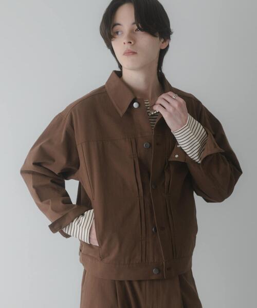 SENSE OF PLACE by URBAN RESEARCH（センスオブプレイスバイアーバンリサーチ）の「コットンツイルブルゾン（ブルゾン・メンズ・ブラウン/ネイビー・MEDIUM/LARGE）」の7枚目の写真