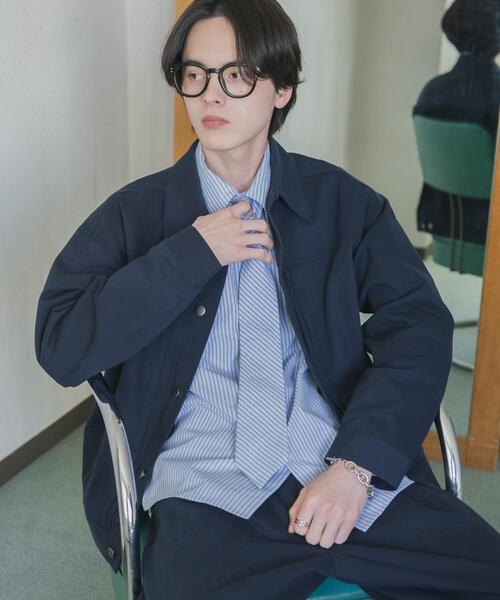 SENSE OF PLACE by URBAN RESEARCH（センスオブプレイスバイアーバンリサーチ）の「コットンツイルブルゾン（ブルゾン・メンズ・ブラウン/ネイビー・MEDIUM/LARGE）」の14枚目の写真