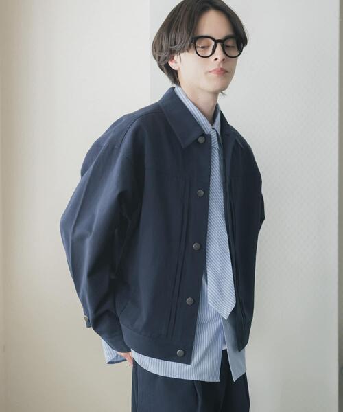 SENSE OF PLACE by URBAN RESEARCH（センスオブプレイスバイアーバンリサーチ）の「コットンツイルブルゾン（ブルゾン・メンズ・ブラウン/ネイビー・MEDIUM/LARGE）」の15枚目の写真