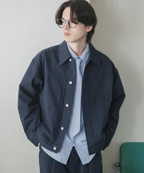 SENSE OF PLACE by URBAN RESEARCH（センスオブプレイスバイアーバンリサーチ）の「コットンツイルブルゾン（ブルゾン・メンズ・ブラウン/ネイビー・MEDIUM/LARGE）」の18枚目の写真