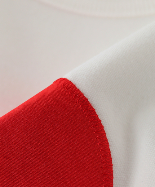 U by SPICK&SPAN（ユーバイスピックアンドスパン）の「GREEN BUTTER/グリーンバター Heart Applique Tee（Tシャツ/カットソー・レディース・アイボリー/チャコールグレー・SMALL）」の8枚目の写真