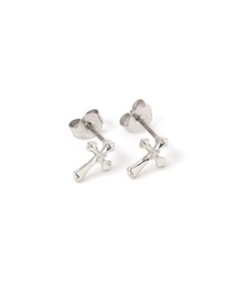 シンプルクロスモチーフピアス / 656202