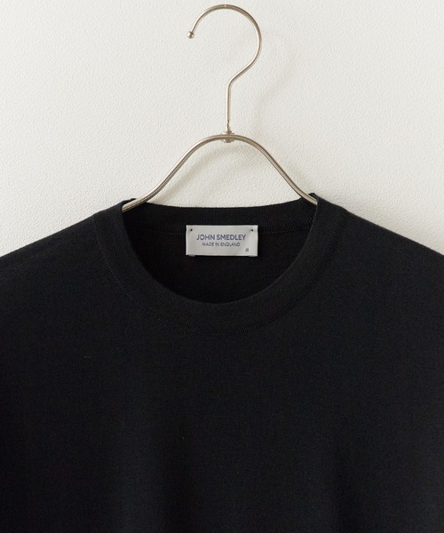 JOHN SMEDLEY(ジョンスメドレー)の「JOHN SMEDLEY/ジョンスメドレー HILCOTE T-SHIRT CN SS 2026年 夏 夏服(ニット/セーター・メンズ・ブラック/ネイビー・M/L/XL)」の6枚目の写真