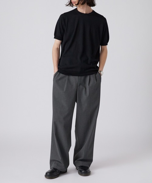 JOHN SMEDLEY(ジョンスメドレー)の「JOHN SMEDLEY/ジョンスメドレー HILCOTE T-SHIRT CN SS 2026年 夏 夏服(ニット/セーター・メンズ・ブラック/ネイビー・M/L/XL)」の11枚目の写真