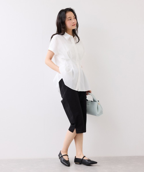 VIS（ビス）の「裾スリットカプリパンツ（その他パンツ・レディース・ブラック・S/M）」の9枚目の写真