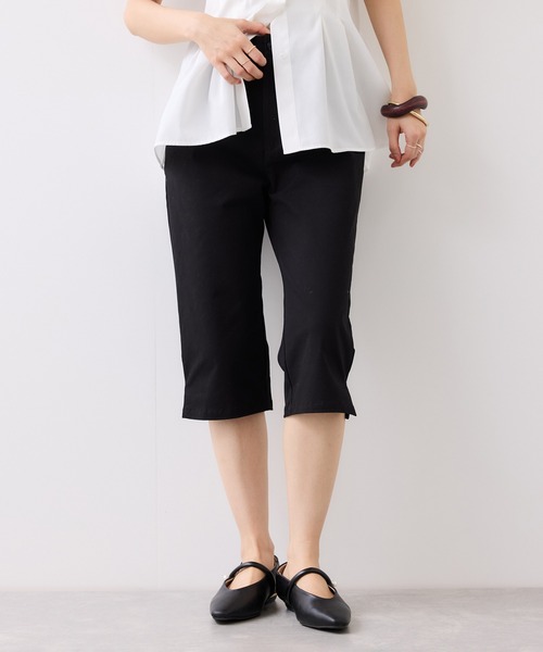 VIS（ビス）の「裾スリットカプリパンツ（その他パンツ・レディース・ブラック・S/M）」の5枚目の写真