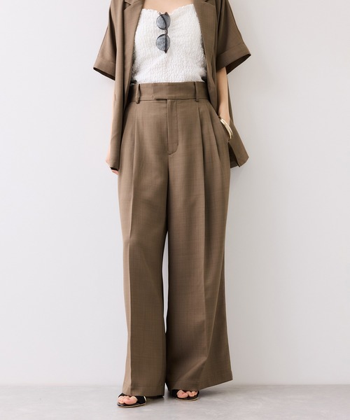 VIS（ビス）の「Airyセットアップパンツ/UVケア・イージーケア・接触冷感・吸水速乾（その他パンツ・レディース・ブラック/キナリ/グリーン系その他2・SS/S/M/L）」の6枚目の写真