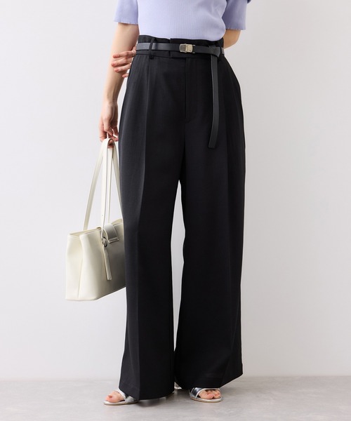 VIS（ビス）の「Airyセットアップパンツ/UVケア・イージーケア・接触冷感・吸水速乾（その他パンツ・レディース・ブラック/キナリ/グリーン系その他2・SS/S/M/L）」の18枚目の写真