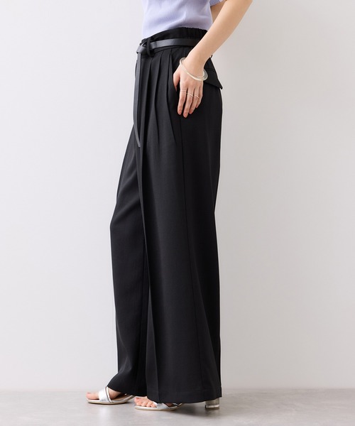 VIS（ビス）の「Airyセットアップパンツ/UVケア・イージーケア・接触冷感・吸水速乾（その他パンツ・レディース・ブラック/キナリ/グリーン系その他2・SS/S/M/L）」の19枚目の写真