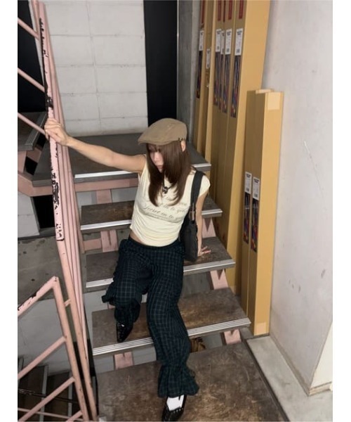 LAGUA GEM(ラグアジェム)の「PUFF PRINT Tシャツ(Tシャツ/カットソー・レディース・ライトイエロー/ブラック/ホワイト・FREE)」の7枚目の写真