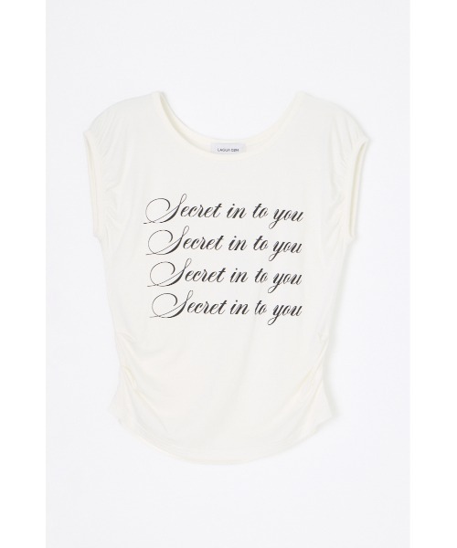 LAGUA GEM(ラグアジェム)の「PUFF PRINT Tシャツ(Tシャツ/カットソー・レディース・ライトイエロー/ブラック/ホワイト・FREE)」の20枚目の写真