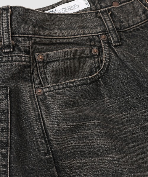 DAIRIKU(ダイリク)の「Wide Vintage Denim Pants(デニムパンツ・メンズ・ブラック/インディゴブルー・29(M)/27(S)/31(L))」の5枚目の写真