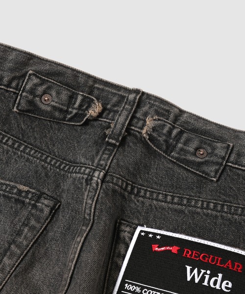 DAIRIKU(ダイリク)の「Wide Vintage Denim Pants(デニムパンツ・メンズ・ブラック/インディゴブルー・29(M)/27(S)/31(L))」の7枚目の写真