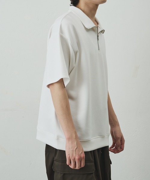 COLONY 2139(コロニートゥーワンスリーナイン)の「ダイバーポンチハーフZIP(Tシャツ/カットソー・メンズ・ブルー/チャコールグレー/ブラック/ホワイト・MEDIUM/LARGE)」の8枚目の写真