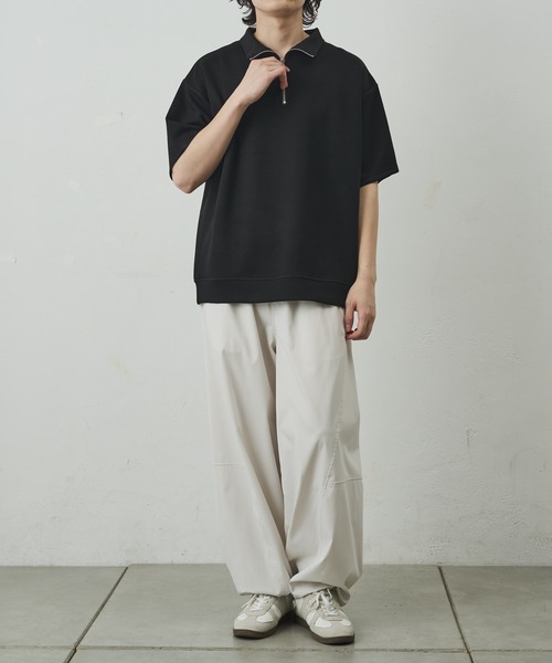 COLONY 2139(コロニートゥーワンスリーナイン)の「ダイバーポンチハーフZIP(Tシャツ/カットソー・メンズ・ブルー/チャコールグレー/ブラック/ホワイト・MEDIUM/LARGE)」の16枚目の写真