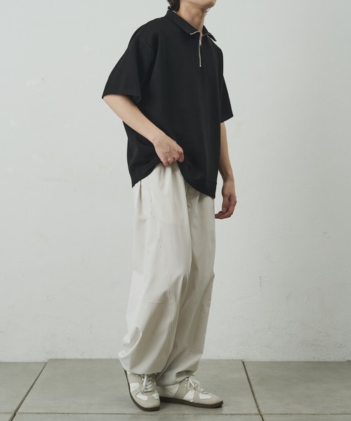 COLONY 2139(コロニートゥーワンスリーナイン)の「ダイバーポンチハーフZIP(Tシャツ/カットソー・メンズ・ブルー/チャコールグレー/ブラック/ホワイト・MEDIUM/LARGE)」の19枚目の写真