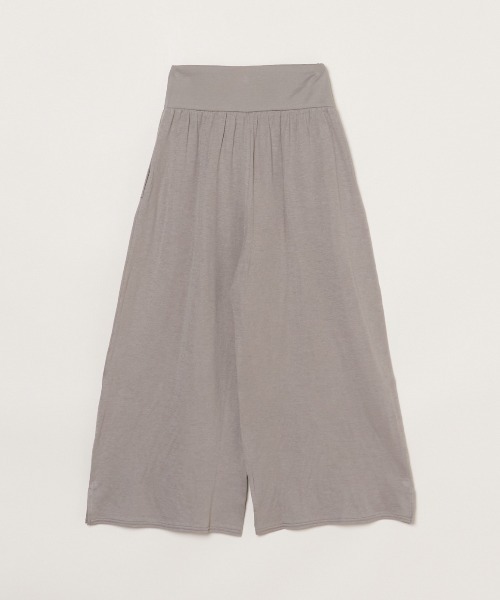 three dots(スリードッツ)の「スマイルダブルコットン クロップドパンツ(その他パンツ・レディース・グレー系その他/ブラック系その他・MEDIUM/SMALL)」の4枚目の写真
