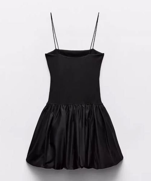 ampm(エーエムピーエム)の「レイヤードフレアキャミワンピース(ワンピース・レディース・カーキ/ブラック・L/M)」の16枚目の写真