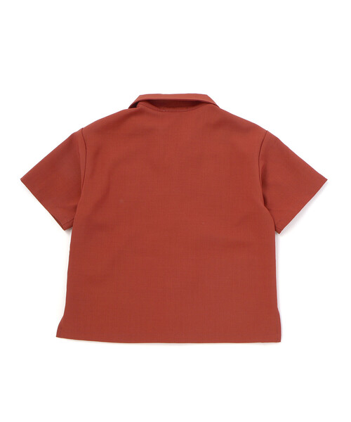WASK(ワスク)の「パームステッチロゴ オープンアロハシャツ(シャツ/ブラウス・キッズ・レッド・140cm/160cm/150cm)」の8枚目の写真