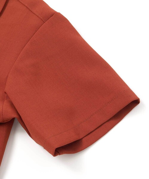 WASK(ワスク)の「パームステッチロゴ オープンアロハシャツ(シャツ/ブラウス・キッズ・レッド・140cm/160cm/150cm)」の4枚目の写真
