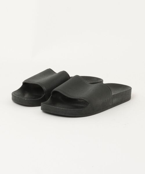 B.I.D.(ビーアイディー)の「LOS ANGELES APPAREL/ロサンゼルスアパレル / Los Angeles Apparel/Unisex Everyday Slides / L-UNISLIDE(サンダル・メンズ・ブラック・7)」の1枚目の写真