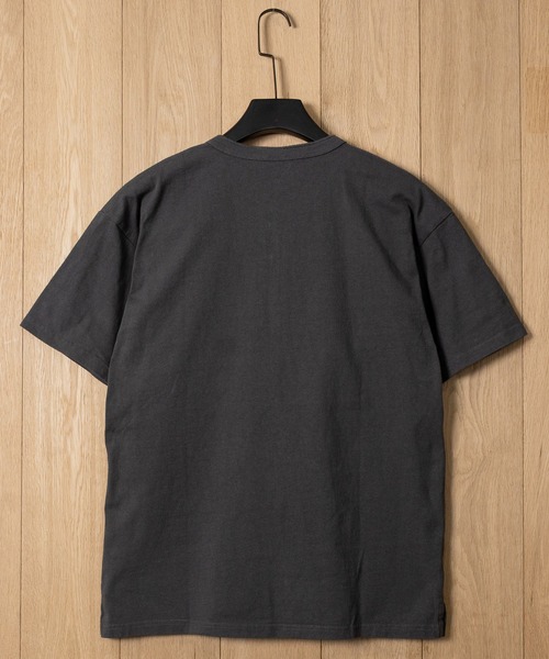 JOHN'S CLOSET（ジョンズクローゼット）の「【h】〔Goodwear/グッドウェア〕USAコットン ヘビーウェイト ヘンリーネックベーシック半袖 Tシャツ/無地T（Tシャツ/カットソー・メンズ・ブルーグレー/ブラック/ダークグレー/ホワイト/ネイビー・SMALL/LARGE/MEDIUM）」の12枚目の写真