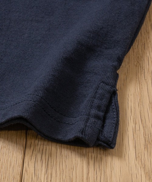 JOHN'S CLOSET（ジョンズクローゼット）の「【h】〔Goodwear/グッドウェア〕USAコットン ヘビーウェイト ヘンリーネックベーシック半袖 Tシャツ/無地T（Tシャツ/カットソー・メンズ・ブルーグレー/ブラック/ダークグレー/ホワイト/ネイビー・SMALL/LARGE/MEDIUM）」の8枚目の写真