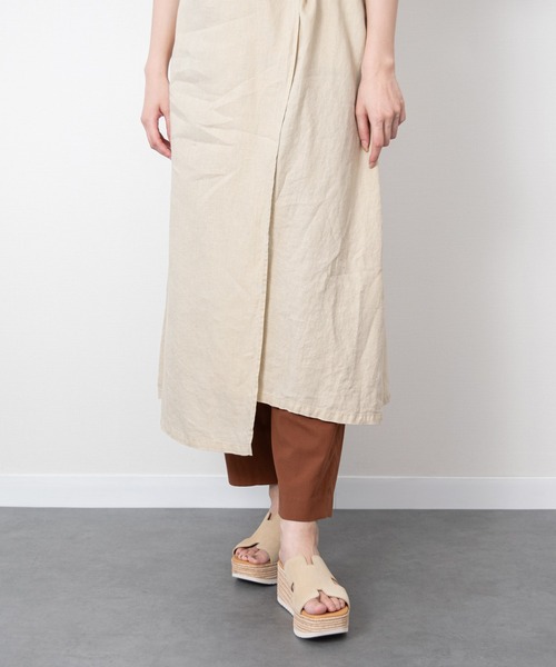 inter-chaussures(インターショシュール)の「【Oh my Sandals】厚底ウエッジレザーサンダル(E62501)(サンダル・レディース・シルバー/ホワイト/ベージュ・35/36/37/38/39)」の9枚目の写真