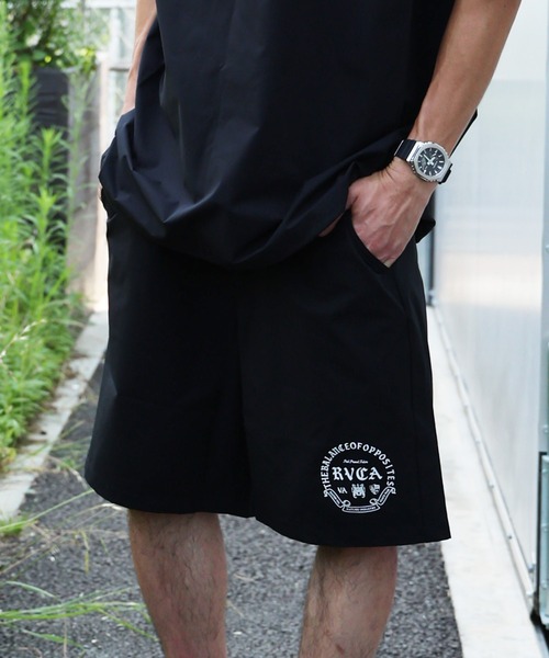 RVCA(ルーカ)の「RVCA/ルーカ トランクス 膝丈 BG04AP05(その他パンツ・メンズ・ベージュ/ブラック×ブラック/ブラック×ホワイト・L/M/S)」の2枚目の写真