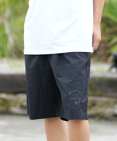 RVCA(ルーカ)の「RVCA/ルーカ トランクス 膝丈 BG04AP05(その他パンツ・メンズ・ベージュ/ブラック×ブラック/ブラック×ホワイト・L/M/S)」の1枚目の写真