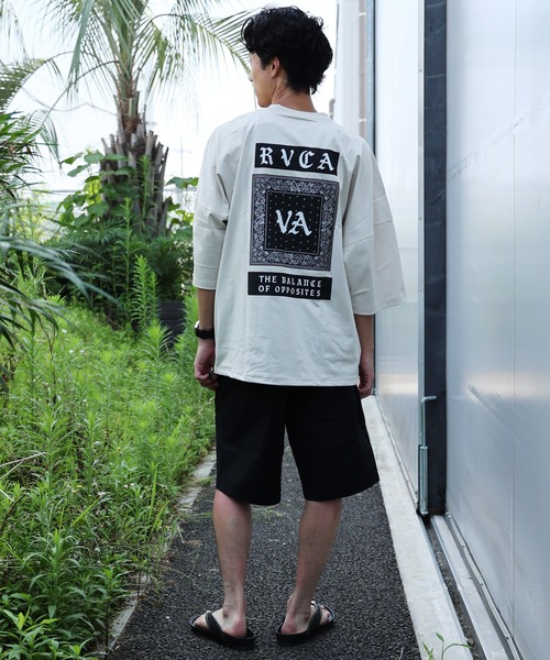 RVCA(ルーカ)の「RVCA/ルーカ トランクス 膝丈 BG04AP05(その他パンツ・メンズ・ベージュ/ブラック×ブラック/ブラック×ホワイト・L/M/S)」の7枚目の写真