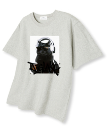 ドンボドルミキャット オーバーサイズ 半袖Tシャツ オートミール
