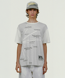 Mood Chart Tee Melange Gray