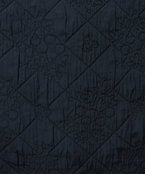 bulle de savon(ビュルデサボン)の「ichijiku quilt ジャカード ジャケット(その他アウター・レディース・キナリ/ブラック・FREE)」の7枚目の写真